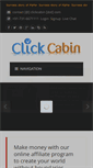 Mobile Screenshot of clickcabin.com