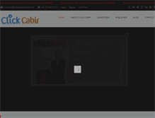 Tablet Screenshot of clickcabin.com